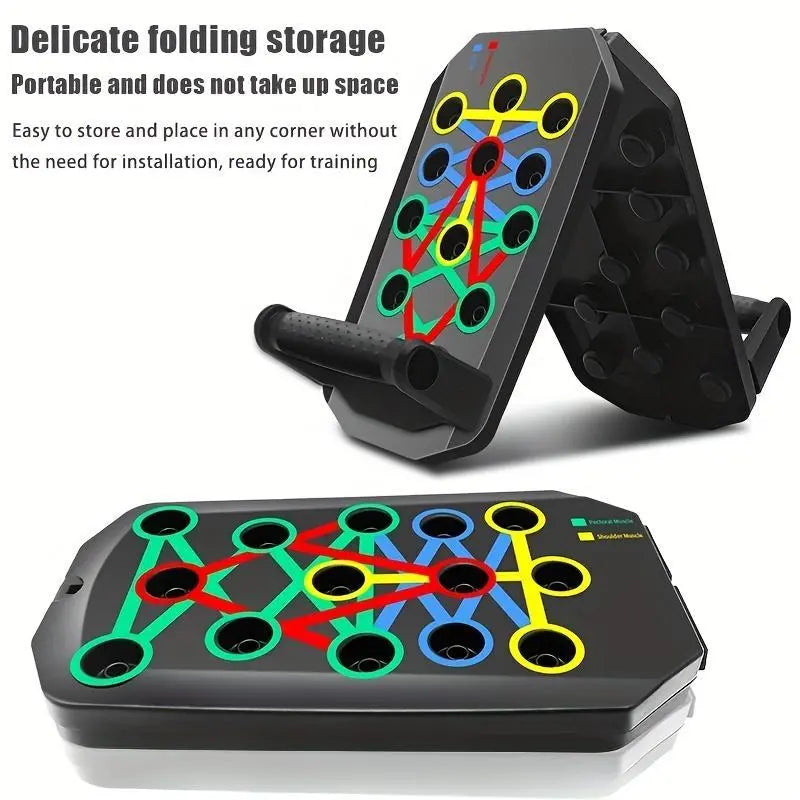 Push-Up Training Board Set for Home Use - Chest and Abdominal Muscle Exercise Equipment, Ideal Gift for Men and Father's Day