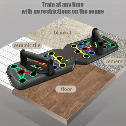 Push-Up Training Board Set for Home Use - Chest and Abdominal Muscle Exercise Equipment, Ideal Gift for Men and Father's Day