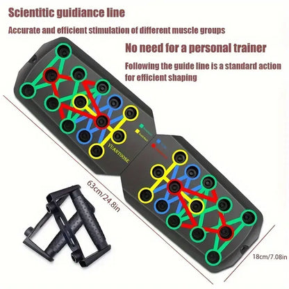 Multifunctional Detachable Push-Up Board for Strength Training - Portable Home Gym Equipment for Men and Women