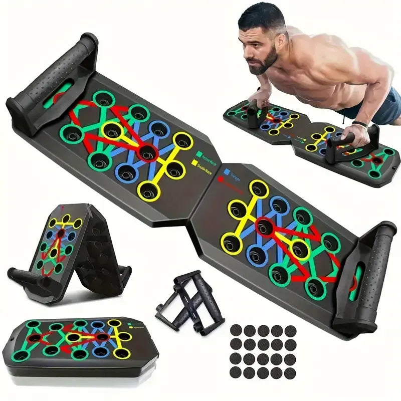 Multifunctional Detachable Push-Up Board for Strength Training - Portable Home Gym Equipment for Men and Women