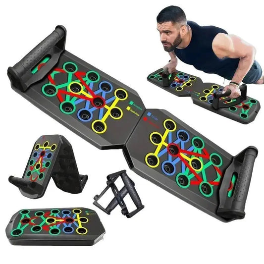 Push-Up Training Board Set for Home Use - Chest and Abdominal Muscle Exercise Equipment, Ideal Gift for Men and Father's Day