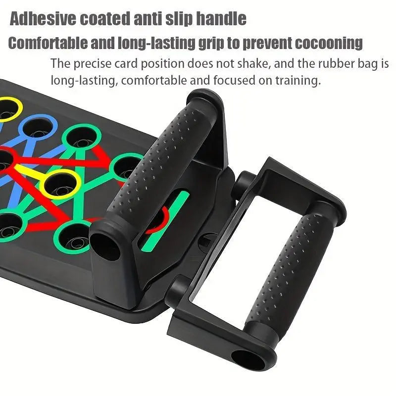 Push-Up Training Board Set for Home Use - Chest and Abdominal Muscle Exercise Equipment, Ideal Gift for Men and Father's Day
