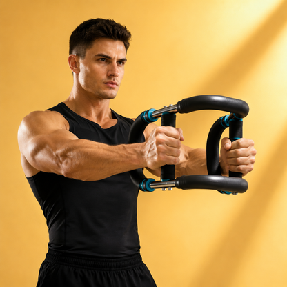HOTWAVE Arm Trainer, Adjustable Chest Workout Equipment, Arm Trainer for Men, Chest Trainer for Men, Shoulder Muscle Training, Portable Spring Resistance Home Fitness Equipment Summerwins
